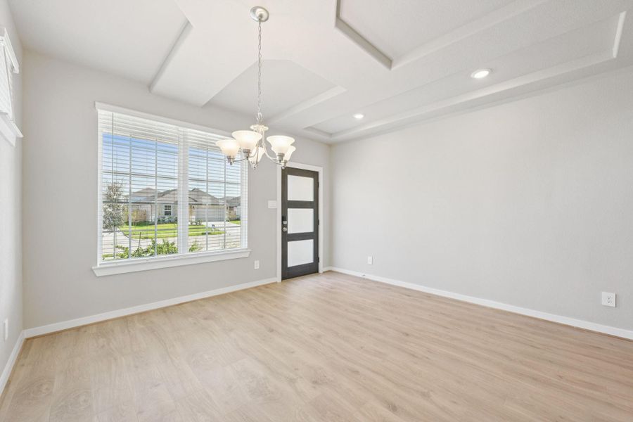 Photo is not of the actual home, but is an inspirational photo of builder’s model home and may depict options, furnishings, and/or decorator features that are not included