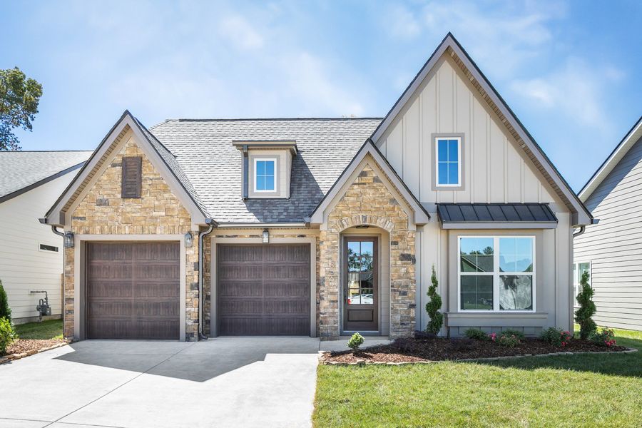 Representative exterior photo of a completed home built from the The Beckham by Greentech Homes LLC in The Thicket at Sedman Hills, Hixson, TN (Image 23).