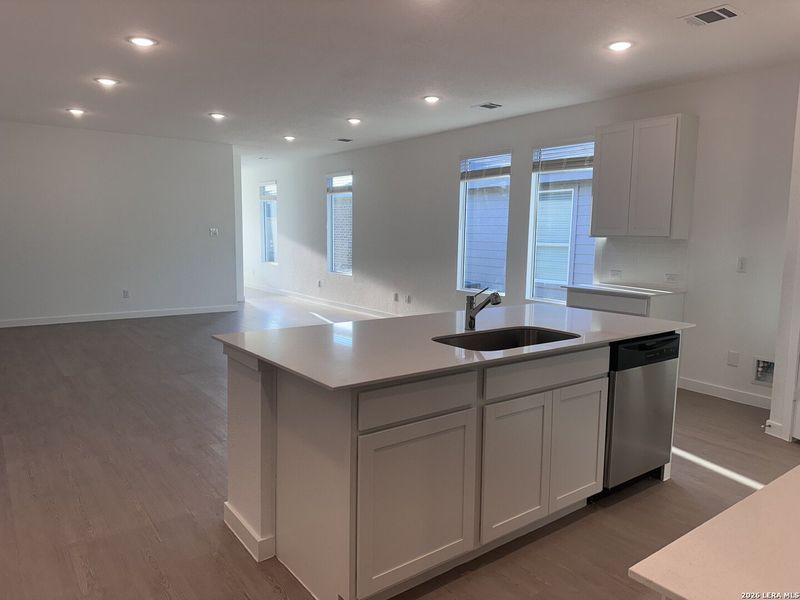 Furnished interior view inside a new home in Kyndwood, New Braunfels (Image 2).