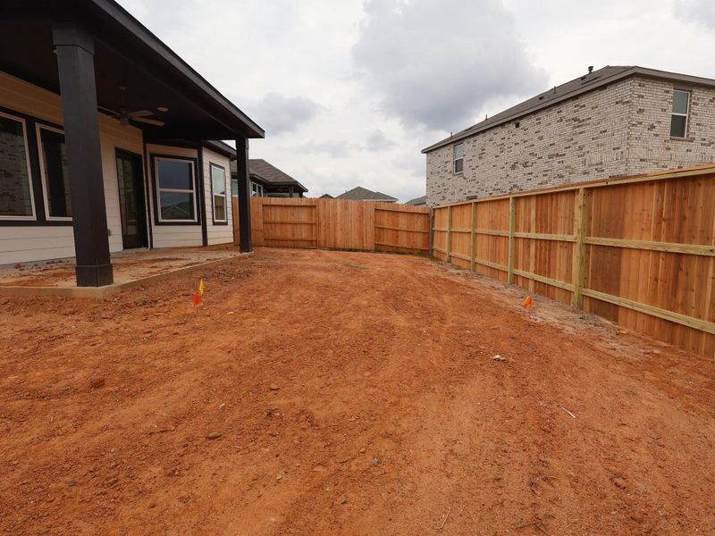 Exterior details and patio area of a home in Moran Ranch, Willis (Image 19).