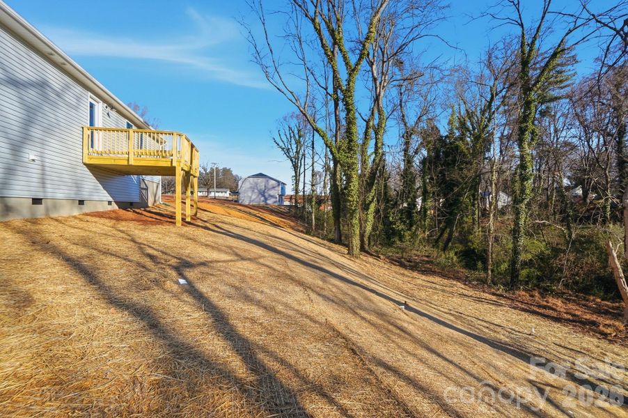 Exterior details and patio area of a home in , Statesville (Image 28).