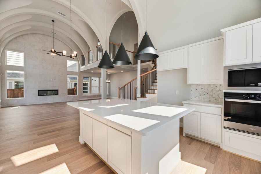 Furnished interior view inside a new home in Providence Cove, McKinney (Image 5).