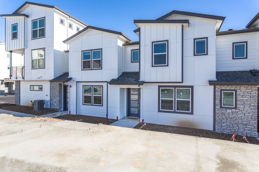 Representative exterior photo of a completed home built from the Sean by Lokal Homes in The Vistas at West Mesa, Colorado Springs, CO (Image 11).