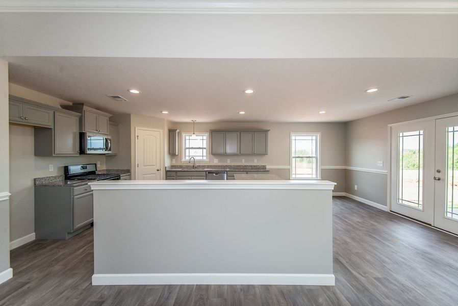 Representative furnished interior of a home built from the Beaumont by Enchanted Homes in Ballentine Ridge, Lyman (Image 9).