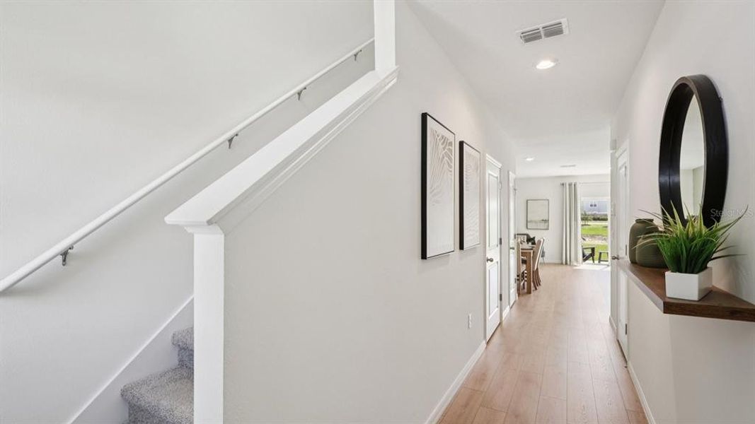 Furnished interior view inside a new home in Towns at Woodsdale, Wesley Chapel (Image 25).