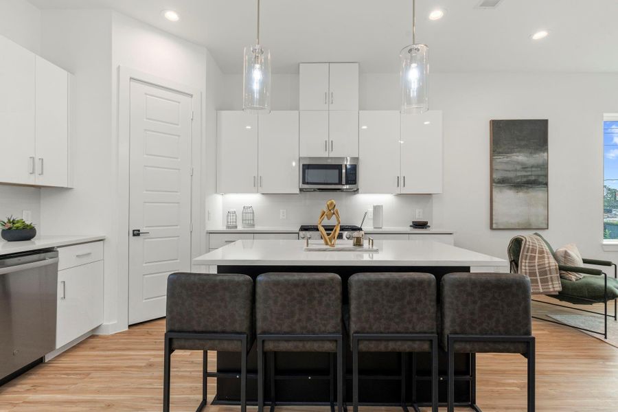 Furnished interior view inside a new home in , Houston (Image 6).