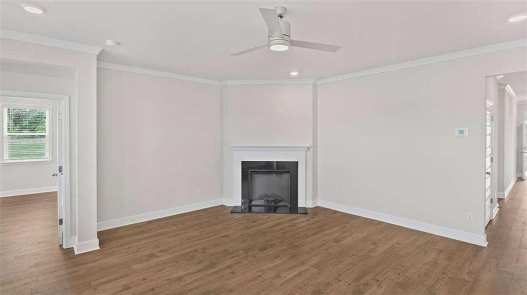 Spacious, unfurnished interior of a new home in Kingston Ranch at Lake Oconee, Buckhead (Image 25).