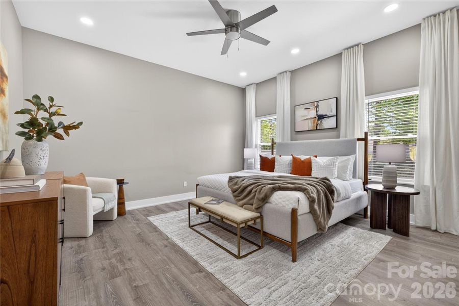 Furnished interior view inside a new home in , Bessemer City (Image 9).