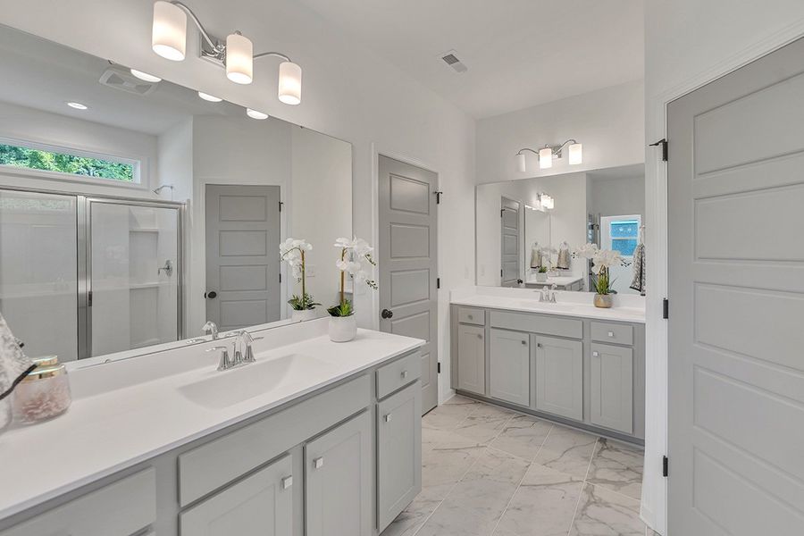 Representative furnished interior of a home built from the Blossom by Great Southern Homes in Oak Hollow, Longs (Image 31).