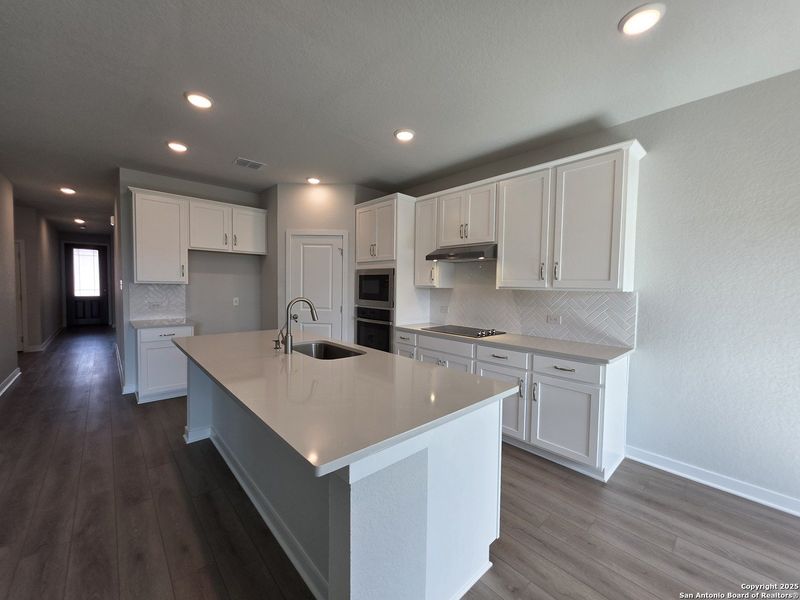 Furnished interior view inside a new home in The Summit at Saddlebrook Ranch 55's, Schertz (Image 12).