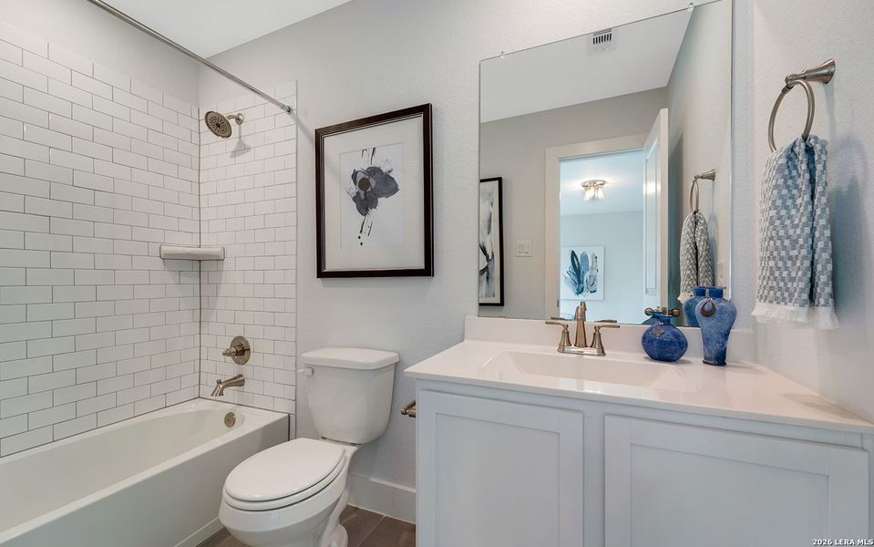 Furnished interior view inside a new home in Laurel Vistas, San Antonio (Image 26).
