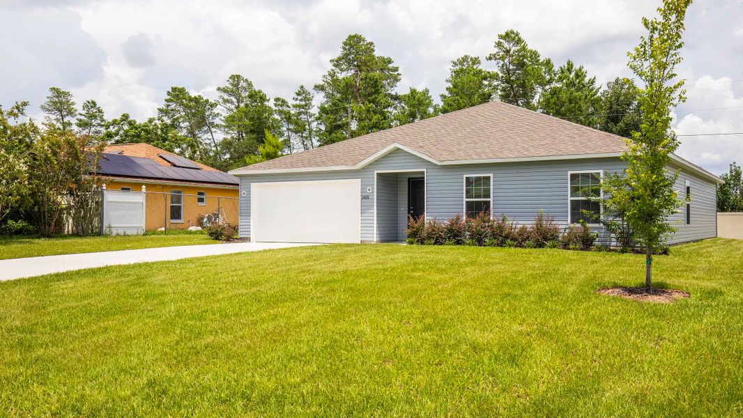 Representative exterior photo of a completed home built from the Orchid by Maronda Homes in Inverness, Inverness, FL (Image 27).