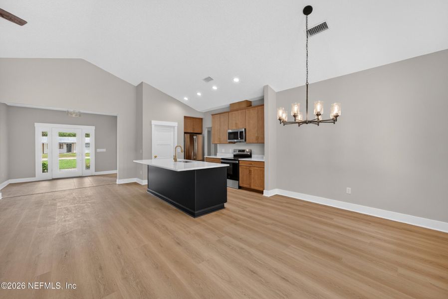 Furnished interior view inside a new home in , Macclenny (Image 15).