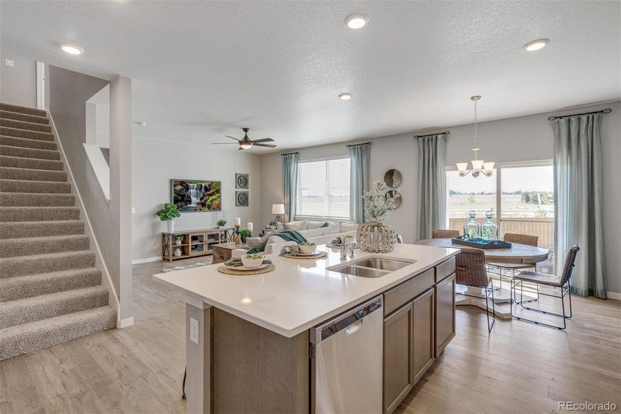 Furnished interior view inside a new home in Spring Valley Ranch, Elizabeth (Image 29).