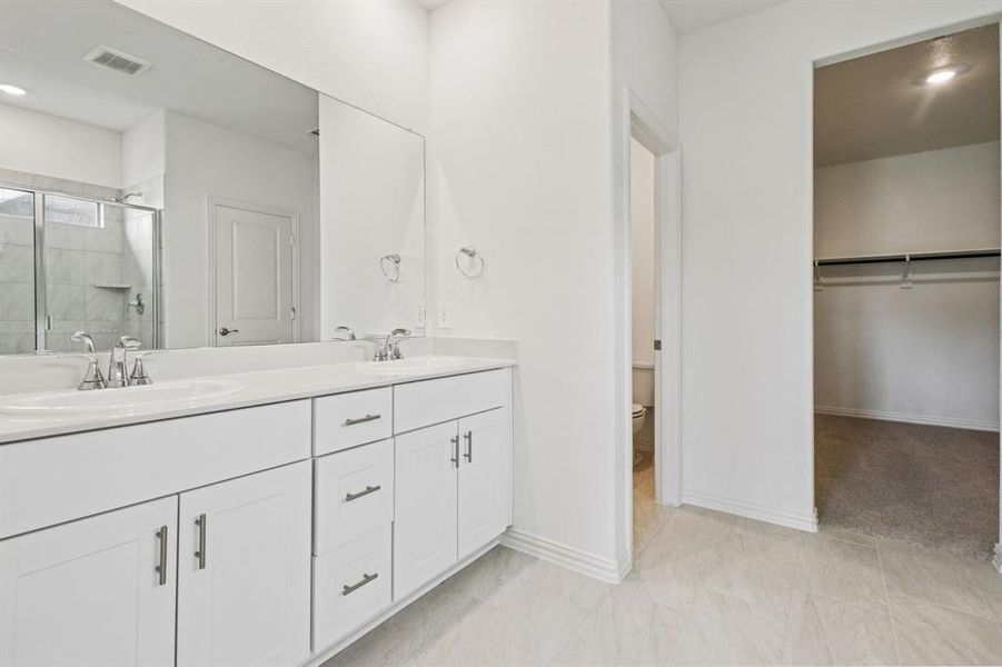 Furnished interior view inside a new home in Lakehaven - Premier Series, Farmersville (Image 6). Furnished interior view inside a new home in Lakehaven - Premier Series, Farmersville (Image 6).