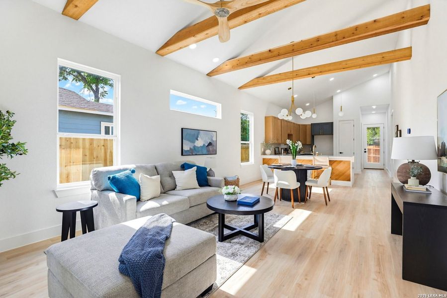 Furnished interior view inside a new home in , San Antonio (Image 9).