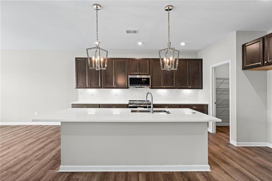 Furnished interior view inside a new home in Twin Lakes, Hoschton (Image 16).