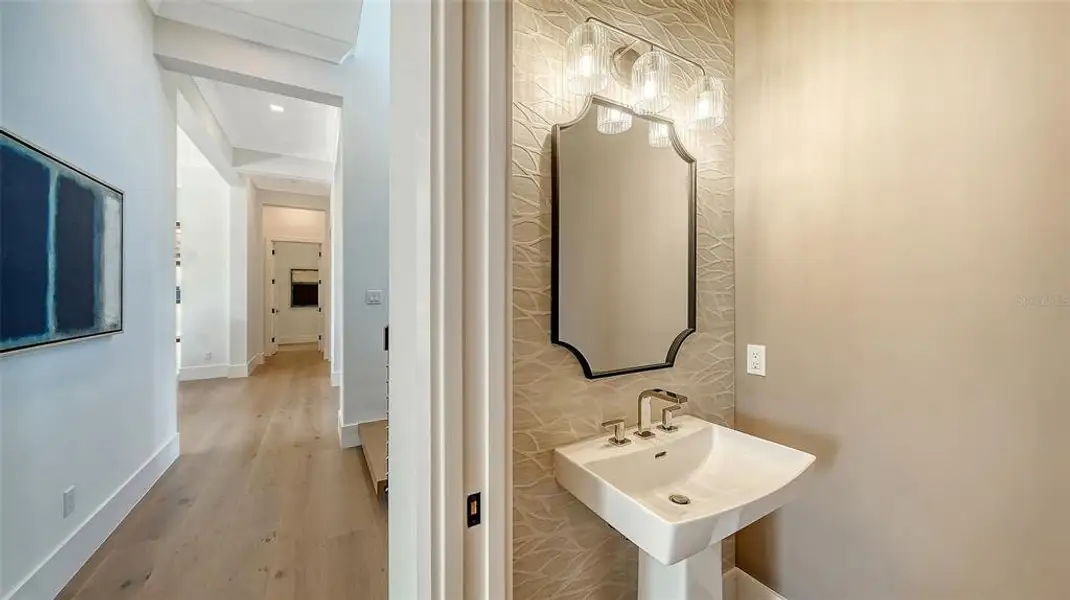 Furnished interior view inside a new home in , Sarasota (Image 37).