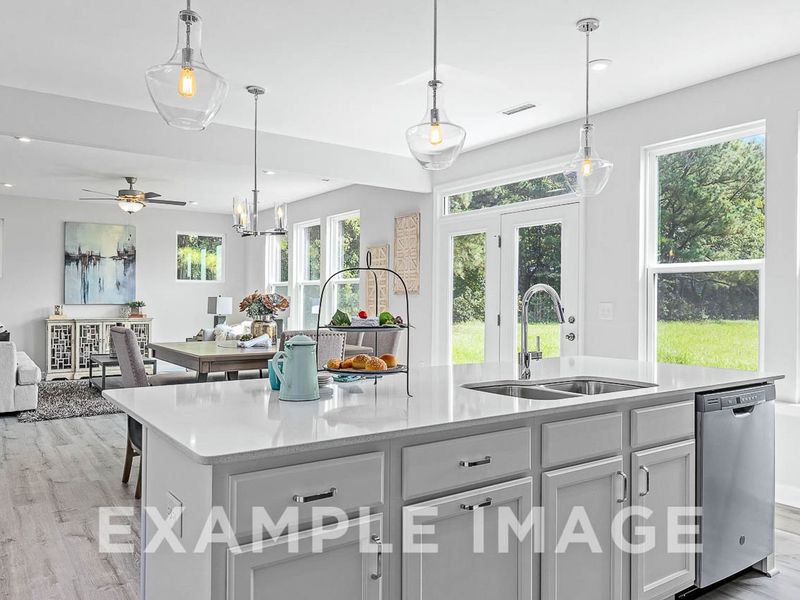 Representative furnished interior of a home built from the The Chestnut by Davidson Homes LLC in Retreat at North Main, Lillington (Image 14).