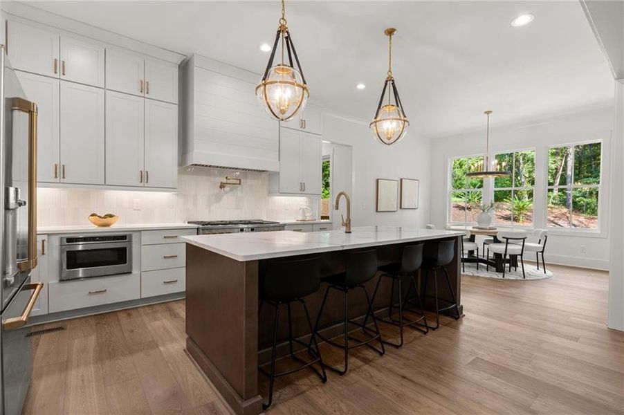 Furnished interior view inside a new home in , Canton (Image 57).