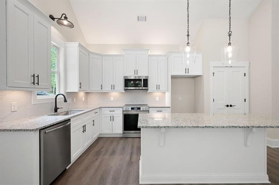 Furnished interior view inside a new home in , Dallas (Image 6).