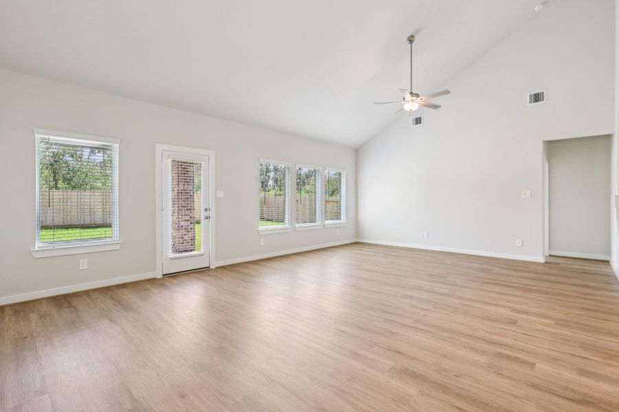 Spacious, unfurnished interior of a new home in Pine Lake Cove - Classic Series, Montgomery (Image 24).