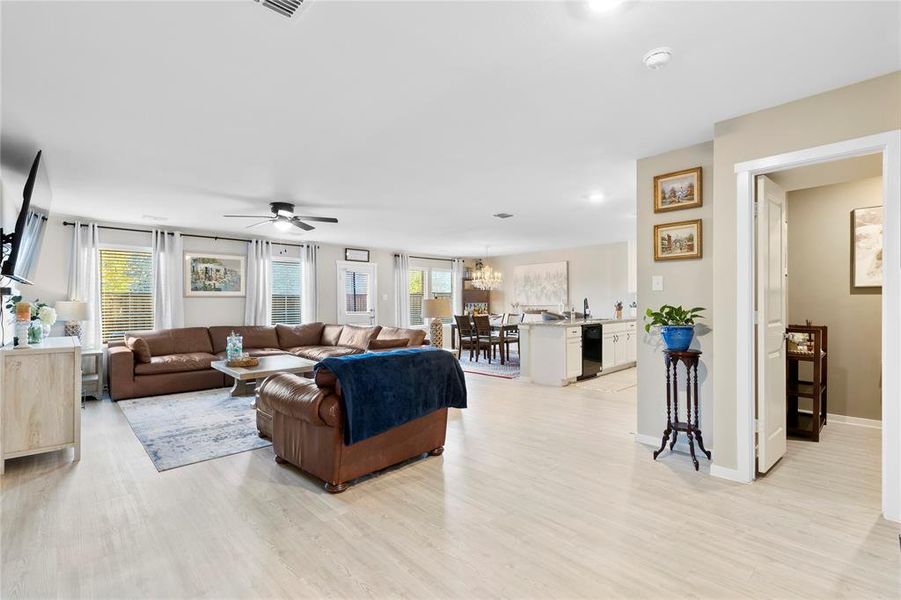 Furnished interior view inside a new home in Spiritas Ranch, Little Elm (Image 10).