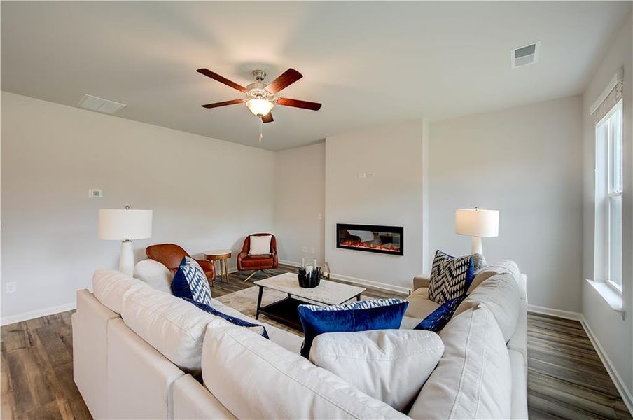 Furnished interior view inside a new home in Bowers Farm, McDonough (Image 8).