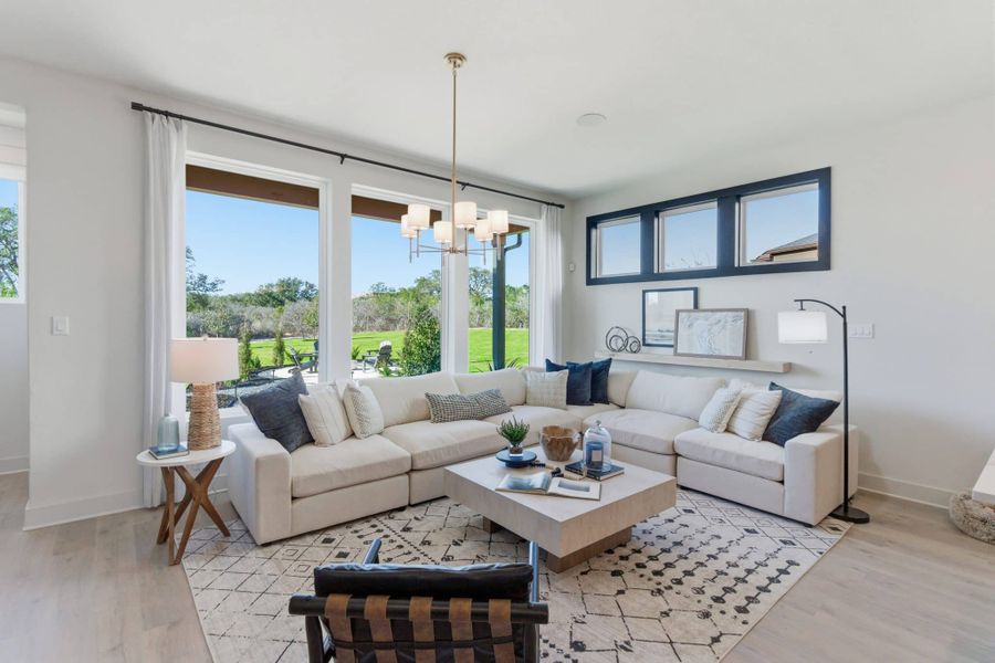 Furnished interior view inside a new home in Prominence – Now Selling, San Antonio (Image 29). Furnished interior view inside a new home in Prominence – Now Selling, San Antonio (Image 29).