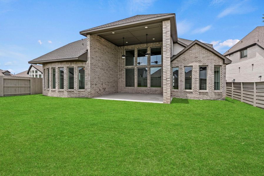 Exterior details and patio area of a home in Pomona, Manvel (Image 26).
