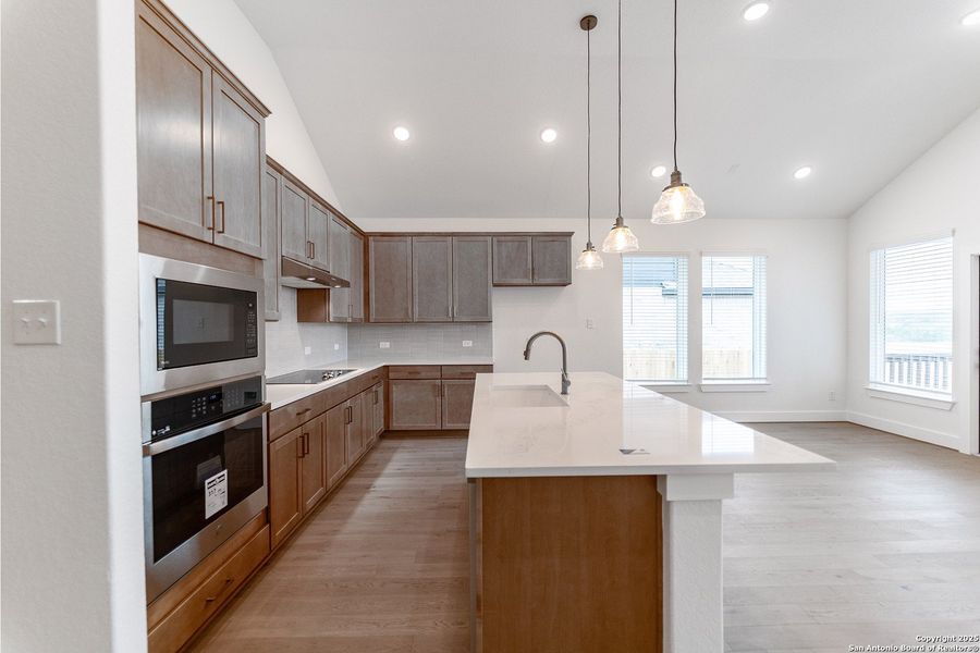 Furnished interior view inside a new home in The Woodlands at Medina Hills, Mico (Image 7).