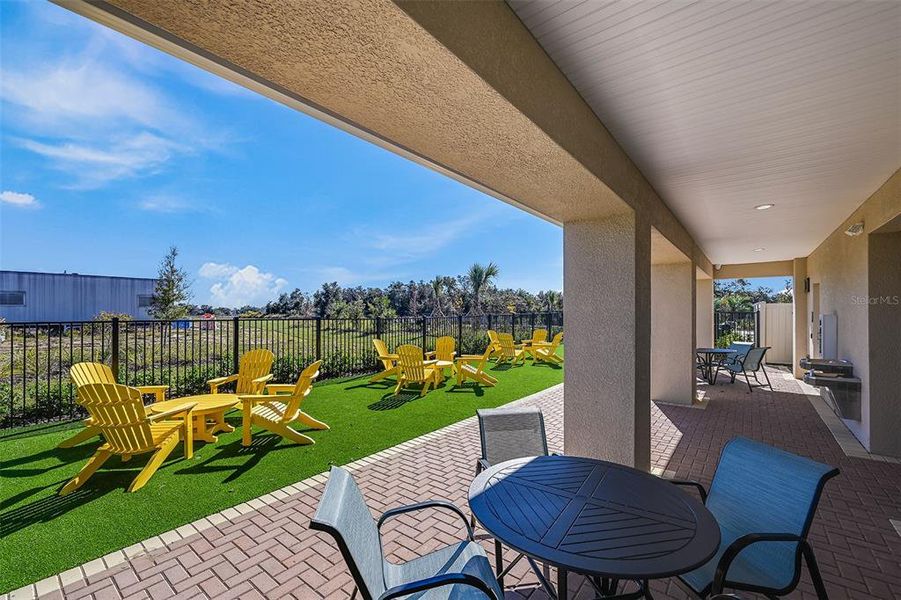 Exterior details and patio area of a home in Lawson Dunes, Haines City (Image 21). Exterior details and patio area of a home in Lawson Dunes, Haines City (Image 21).