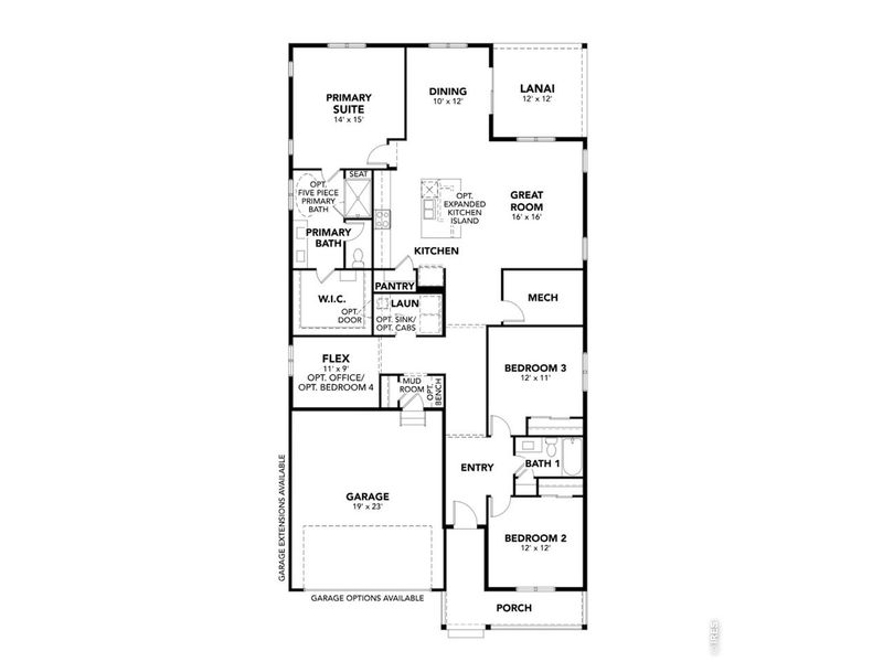 2D floor plan layout of this home in Trevenna, Windsor, CO (Image 4). 2D floor plan layout of this home in Trevenna, Windsor, CO (Image 4).