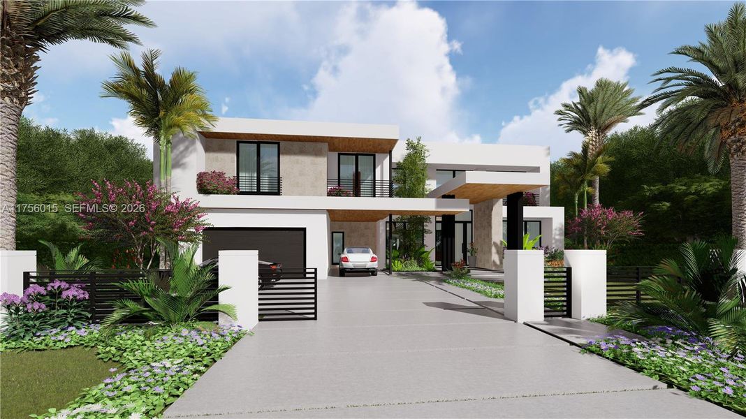 Front exterior of a new home in , Miami, FL, highlighting curb appeal (Image 10).