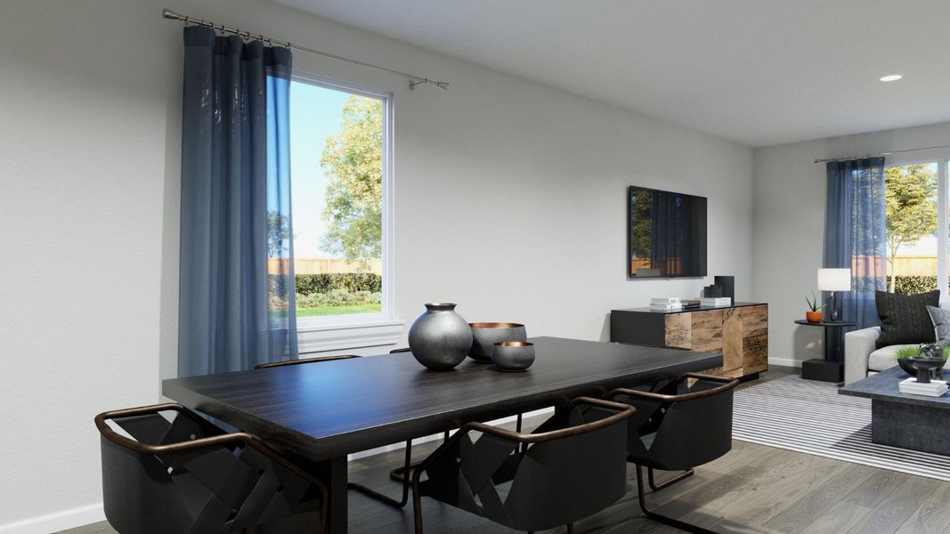 Representative furnished interior of a home built from the The Darwin by Legend Homes in Ridgeland Hills, Willis (Image 7).