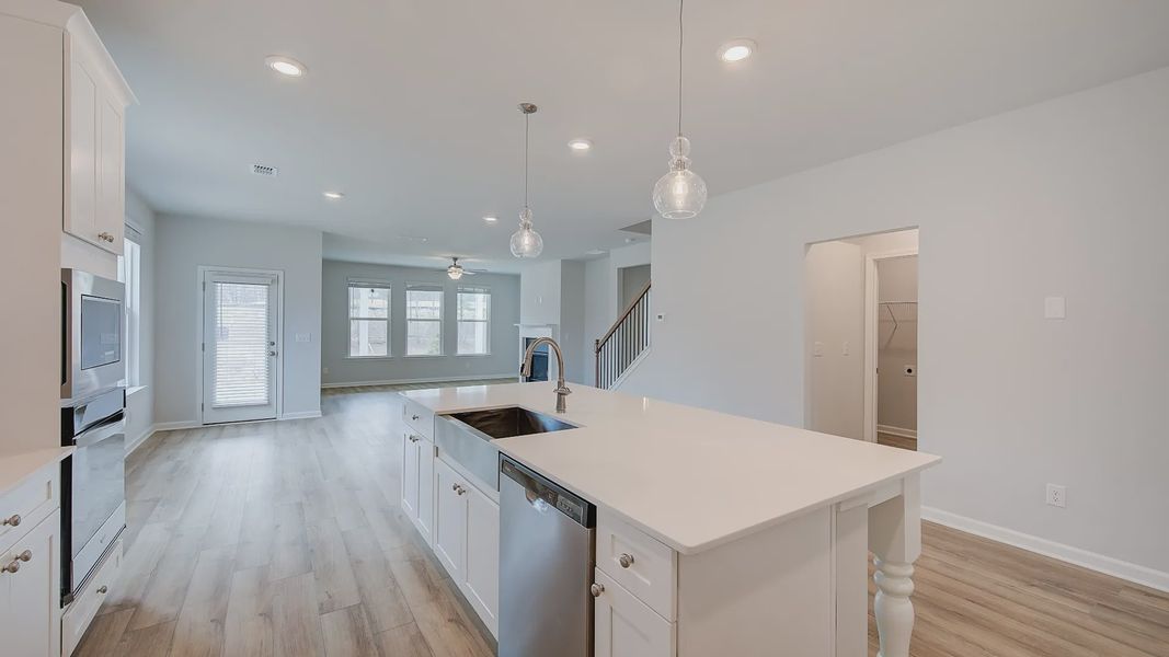 Furnished interior view inside a new home in Hamilton Lakes, Lawrenceville (Image 12).