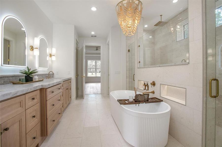 Furnished interior view inside a new home in , Deland (Image 12).