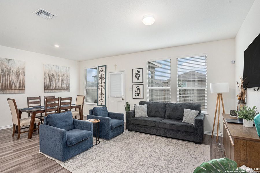 Furnished interior view inside a new home in Medina Crossing, Von Ormy (Image 22).