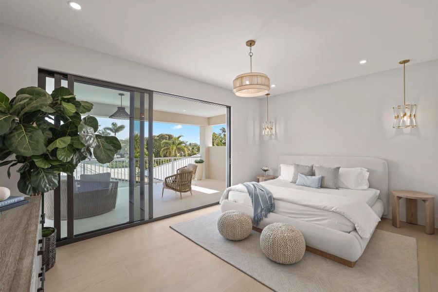 Furnished interior view inside a new home in , Delray Beach (Image 19). Furnished interior view inside a new home in , Delray Beach (Image 19).