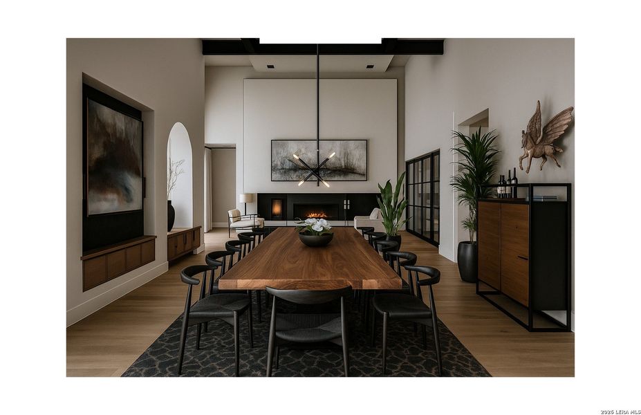 Furnished interior view inside a new home in , San Antonio (Image 9).