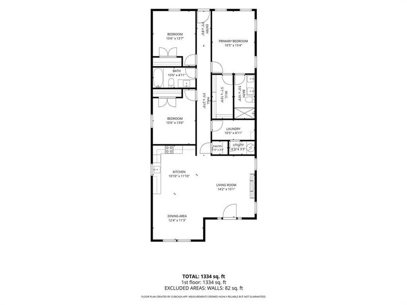 2D floor plan layout of this home in , Granbury, TX (Image 3).
