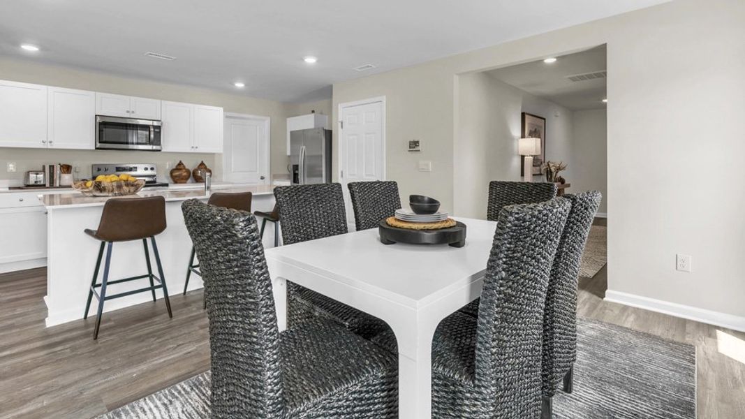 Furnished interior view inside a new home in Wilson's Ridge, Wilson's Mills (Image 6).