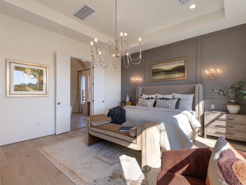 Furnished interior view inside a new home in , Smithville (Image 28).