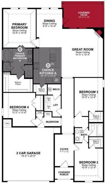 Beazer Homes Churchill Teton floorplan. Beazer Homes Churchill Teton floorplan.