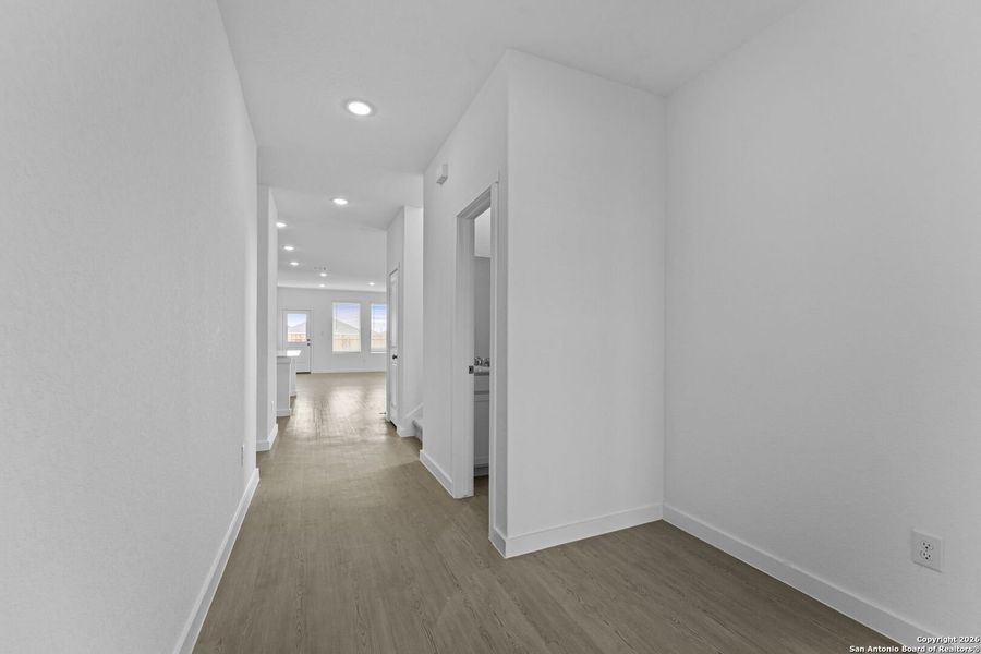 Spacious, unfurnished interior of a new home in Voss Farms: Coastline Collection, New Braunfels (Image 29).