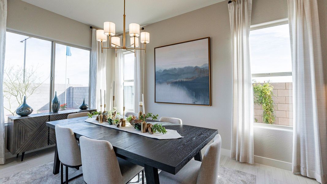 Representative furnished interior of a home built from the Jade by DRB Homes in Hacienda at Estrella, Goodyear (Image 9).