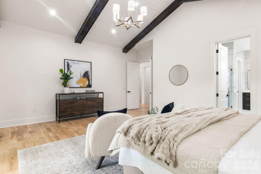 Furnished interior view inside a new home in , Charlotte (Image 19).