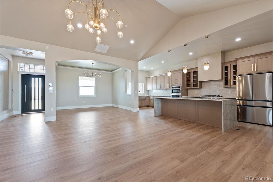 Furnished interior view inside a new home in , Fort Lupton (Image 9).
