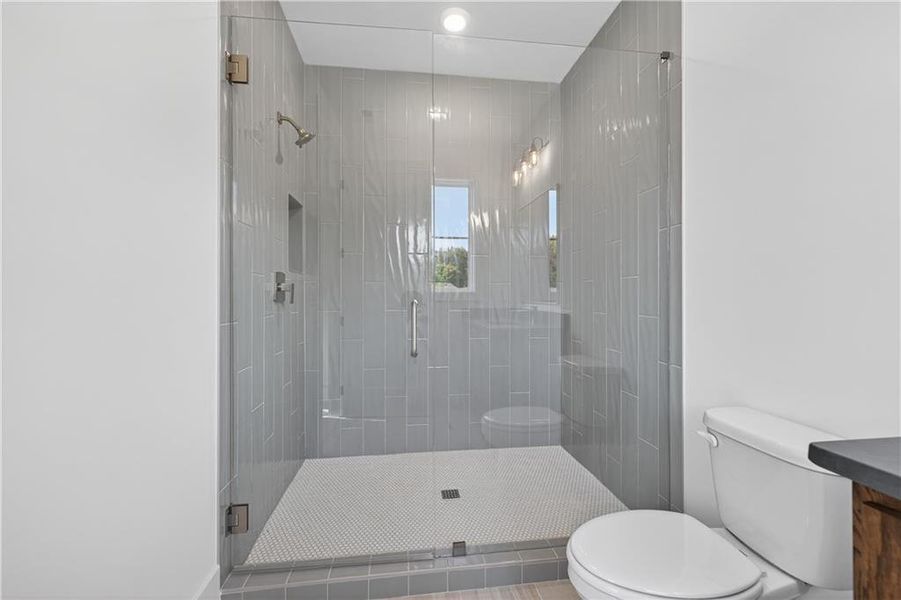 Furnished interior view inside a new home in Town Farms, Peachtree Corners (Image 34).