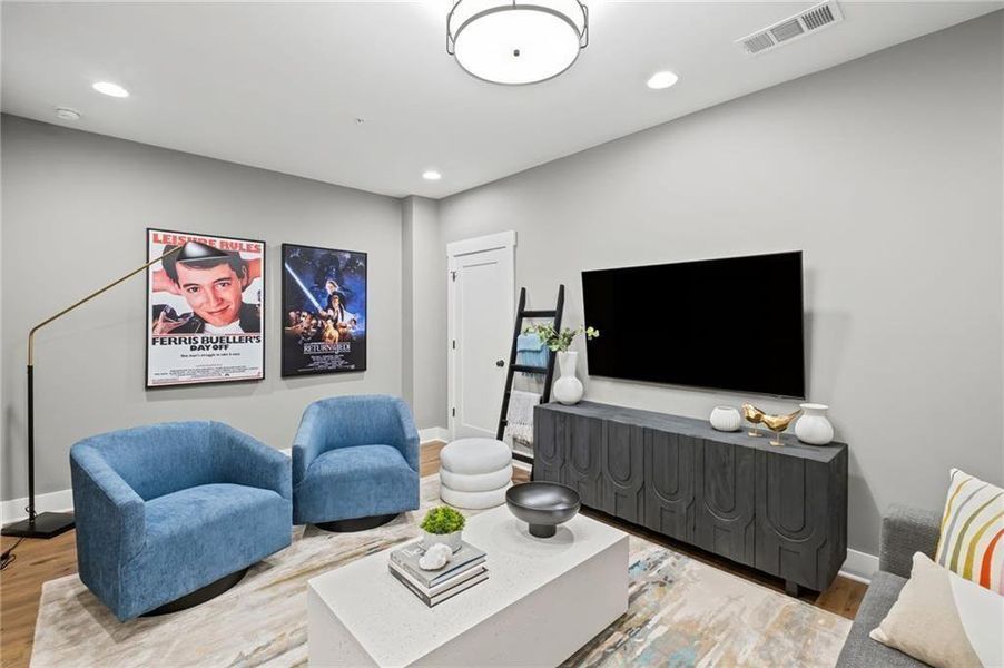Furnished interior view inside a new home in , Suwanee (Image 32).
